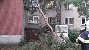 Hasiči stále odstraňují následky silných bouří z noci