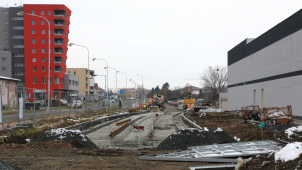 Stavba tramvajové trati v lednu uzavře křižovatku u Billy