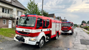 Hasiči pomáhají odstranit následky krupobití