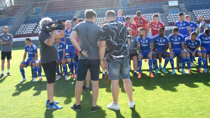 Fotbalisté SK Sigma se fotili před sezonou
