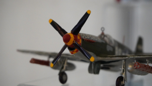 Muzeum zve na modely bojové techniky z Operace Overlord