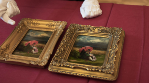 Mánesův slavný obraz se vrátil na zámek v Čechách