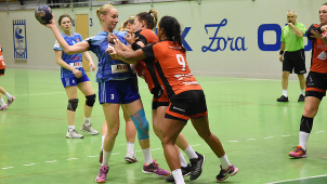 Házenkářky Zory si poradily i s Veselím