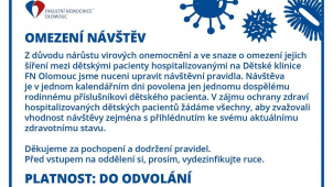 Nemocnice omezují návštěvy