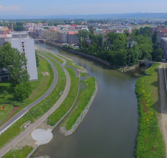 Dokončená část olomouckého nábřeží začala sloužit lidem