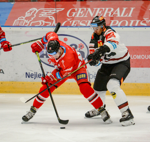 Hokejisté HC Olomouc doma podlehli Spartě