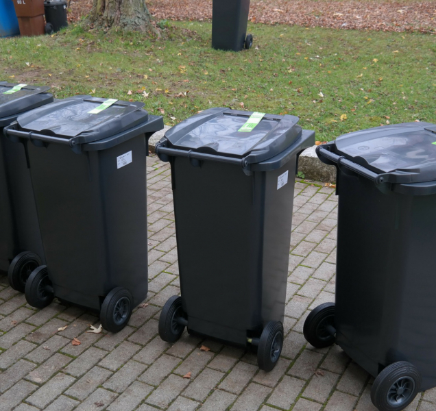 Neznámý pachatel si odvezl popelnice z Dobrovského ulice