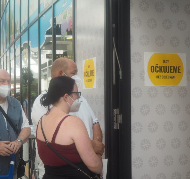 V Šantovce začalo očkování bez registrace