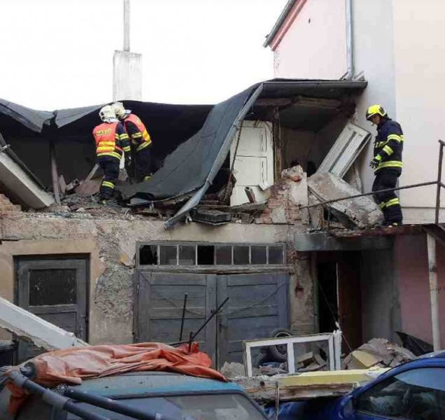 V Litovli vybuchl plyn v rodinném domě, jedna osoba zraněna