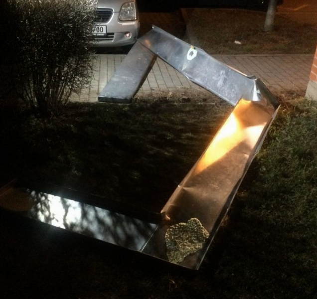 Vítr potrápil i olomoucké strážníky