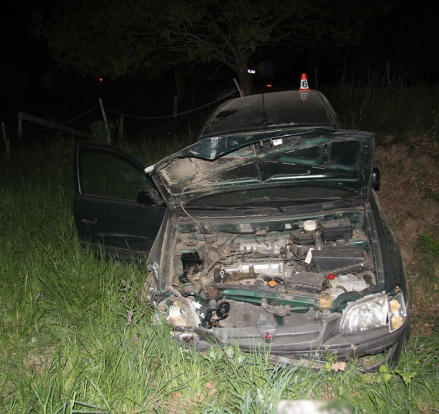 Ujížděl celníkům, skončil mimo silnici