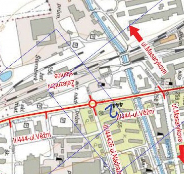 Šternberk staví nový průtah městem, bude ještě letos