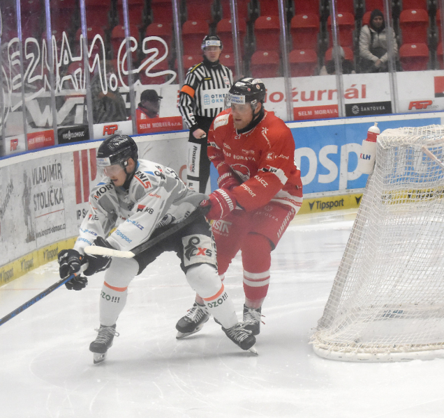 Hokejisté HC Olomouc mají dva body z Motoru
