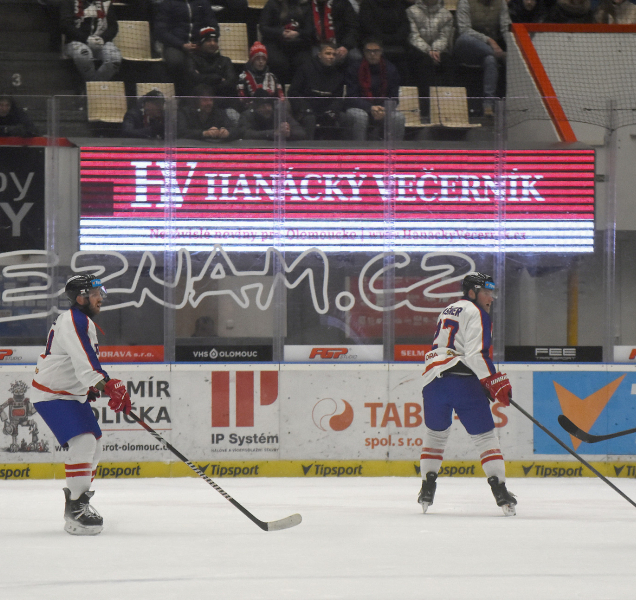 Hokejisté HC Olomouc prohráli se Spartou