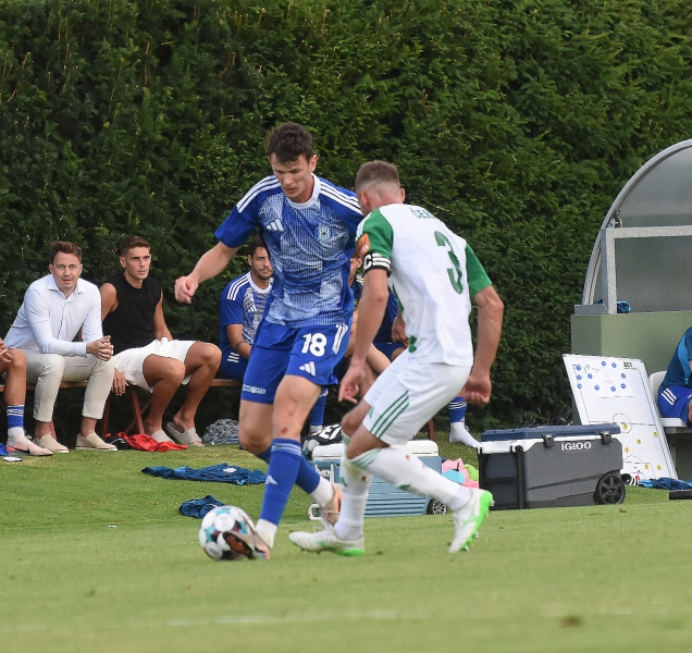 Fotbalisté SK Sigma hráli ve Slatinicích