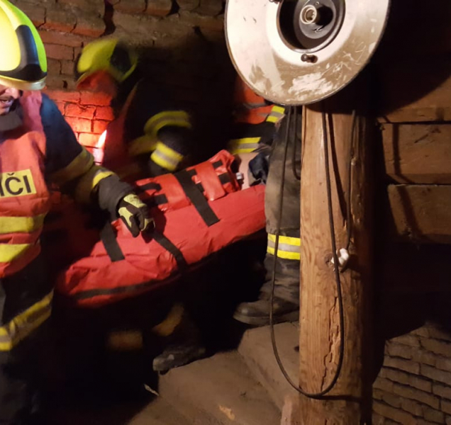 Šternberští hasiči trénovali zásah u tepenného krvácení