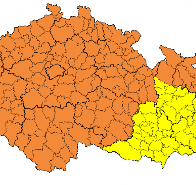 Území celé republiky v neděli zasáhne velice silný vítr