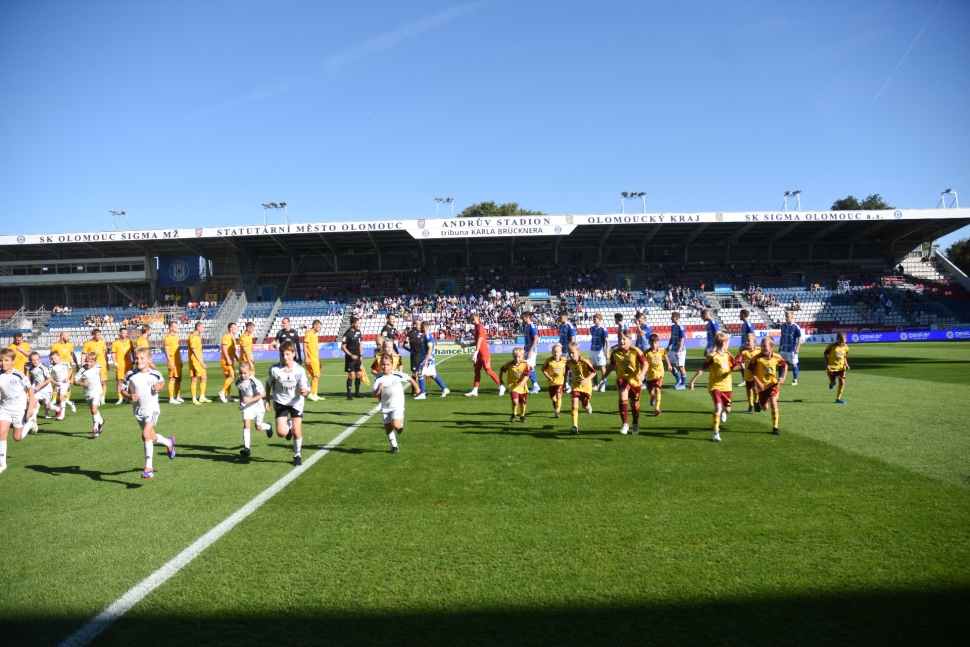 Fotbalisté SK Sigma se chystají na Bohemians