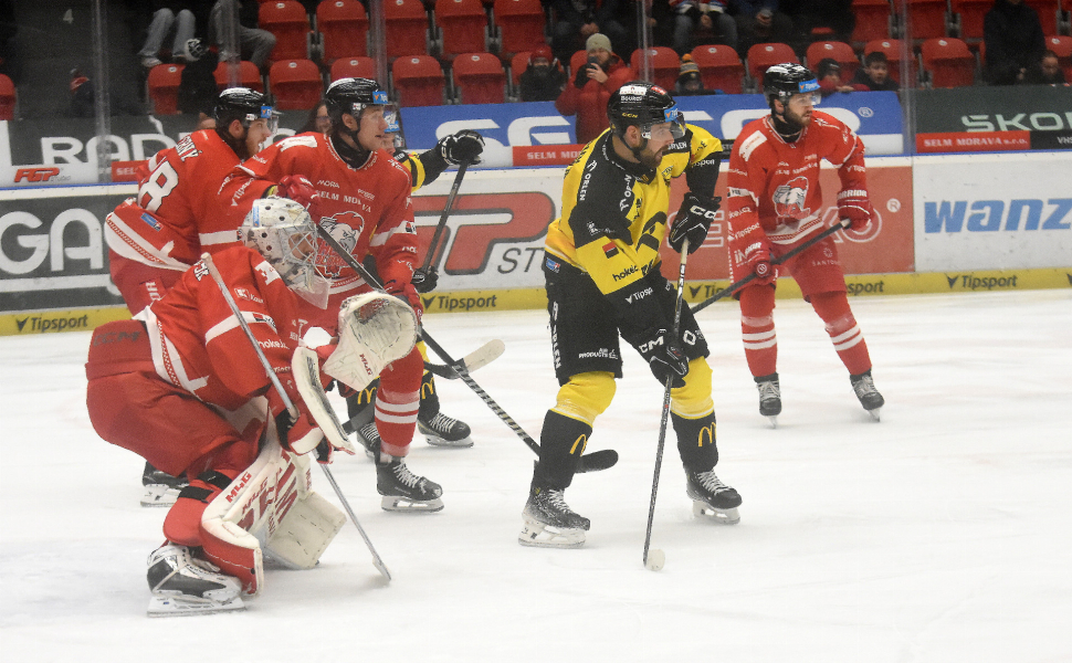 Hokejisté HC Olomouc porazili lídra tabulky